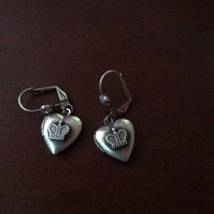 Antique heart Lockett earrings